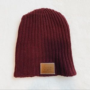 NWOT Maroon Beanie